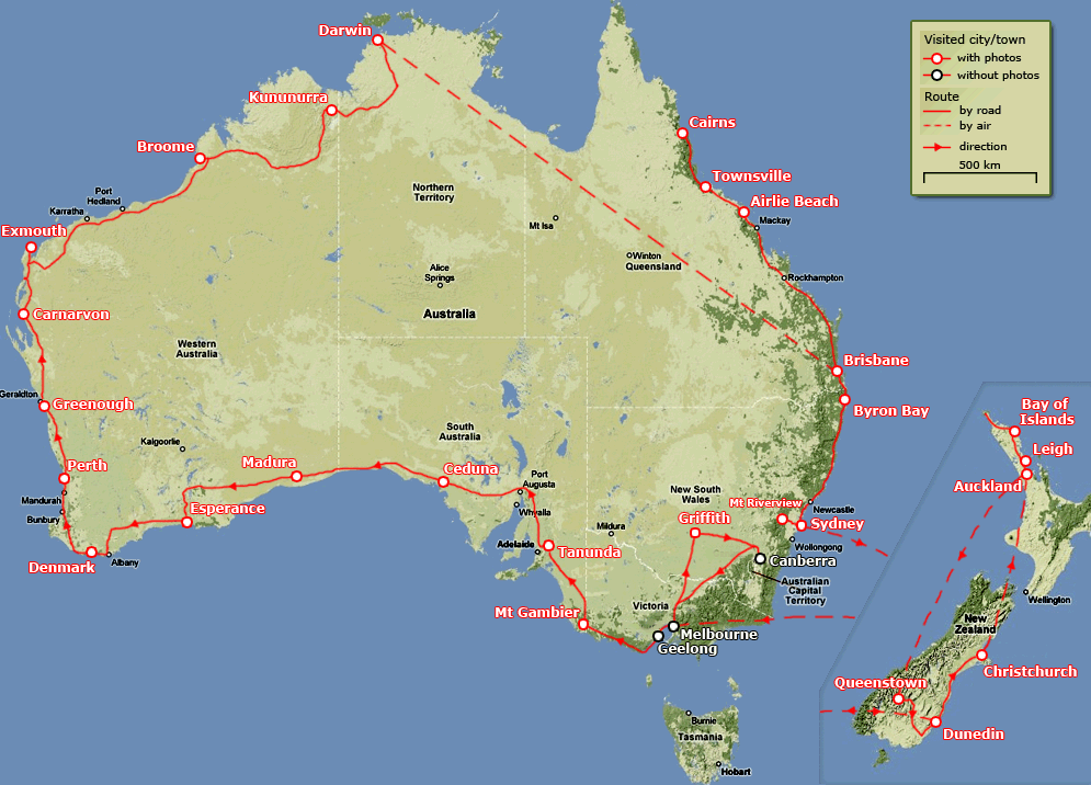 Map of Australia